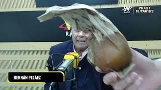 La imperdible situación al aire en Peláez De Francisco En La W con un buñuelo.