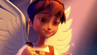 Superbook - Chris Becomes An Angel - Jesus Heals The Blind - (HD