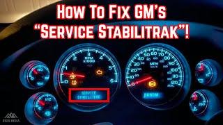 DIY: How to Fix GMC/Chevrolet "Service Stabilitrak" & Traction Control Lights!