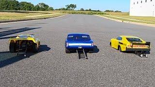 Testing all 3 of my TRAXXAS NO PREP RC DRAG RACE CARS