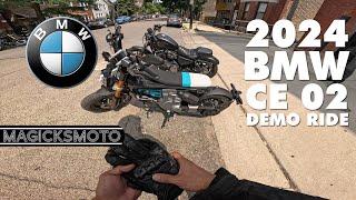 2024 BMW CE 02 Demo Ride | Motoworks Chicago Demo Day