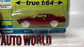 The Complete Auto World 2022 Release 1 Including Ultra Reds