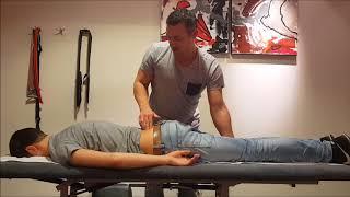 Anterior rotation mobilisation of the innominate / ilium