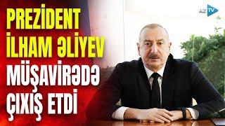 Prezident İlham Əliyev təyyarə qəzası ilə bağlı müşavirə keçirib