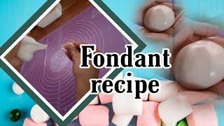 HOW TO MAKE FONDANT!