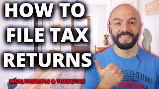 How To File A Tax Return // Wealthsimple & TurboTax!