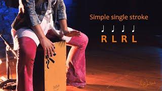 Single Stroke Cajon Lesson / Heidi Joubert