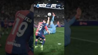 McTominay’s bicycle vs Cagliari wins Napoli Scudetto  #eafc #eafc25 #fc25 #fut #football #shorts