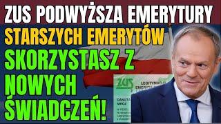 ZUS Podwyższa Emerytury dla Starszych Emerytów – Sprawdź, Czy Skorzystasz z Nowych Świadczeń!