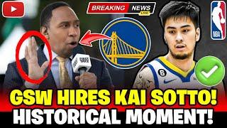  OH MY GOD! GSW HIRES KAI SOTTO! HISTORICAL MOMENT FOR FILIPINO BASKETBALL! WARRIORS NEWS TODAY