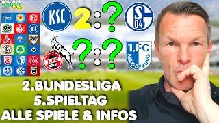 2. Bundesliga Tippspiel 5. Spieltag 2024/25  KSC - Schalke | Hertha - Düsseldorf