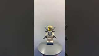 LEGO Ninjago Stone Armor Zane (Face Damage) (Custom) Minifigure