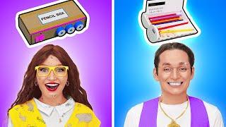 BOYS vs. GIRLS: ULTIMATE DIY CHALLENGE  Who Crafts It Better? Funny Moments by 123 GO!