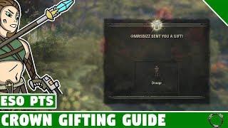 ESO Crown Store Gifting Guide! Gifting come to Elder Scrolls Online Summerset!