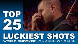 TOP 25 LUCKY SNOOKER SHOTS | World Championship 2017