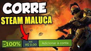 CORRE! Jogos para PC com até 100%off (GRÁTIS) na STEAM MALUCA e MS!