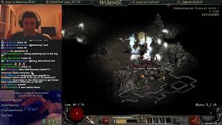 Diablo 2 - Hell HC Speedrunning + Holy Grail Sorc Stream