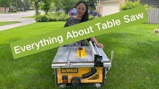 DeWalt Table Saw DW745 Review | 得伟桌锯超详细介绍 | 如何换锯片 | Tips and Tricks