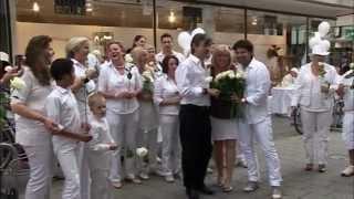 Diner en blanc in der Friedrichstraße Bonn 2011