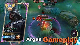 Argus Gameplay Best Build & Emblem 2024 | Mobile Legends