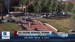 UA's USS Arizona Mall Memorial will open by 75th anniversary of Pearl Harbor