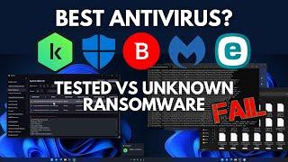 Best Antivirus vs Unknown Ransomware II