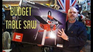 Einhell Table Saw Review model TC-TS 2025/1 available from Toolstation and Machine Mart