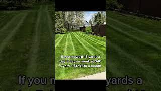 #lawncare Subscribe to my youtube to follow me on my journey. Link in bio ^ #law