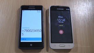 Ringing Alarms & Incoming Call  at the Same Time 2 Samsung Galaxy J1 Mini & Omnia M