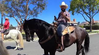 Calbagata en Compton ,Horse Ride in Compton with Connection Compton