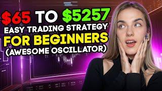 HOW TO USE AWESOME OSCILLATOR FOR BINARY OPTIONS | TUTORIAL FOR BEGINNERS (PROFIT $5192)