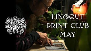 Print Club: May | Linocut Print Process ― Limited and Timed Edition Only Available in May