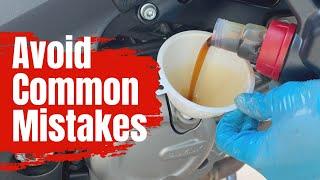 How to Change Motorcycle Engine Oil: The Right Way