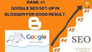 SEO Setup for Blogger Blogspot (2025 Guide)