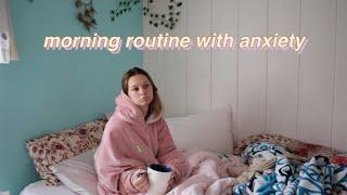 my realistic morning routine with anxiety