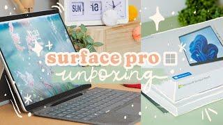 Unboxing My New Surface Pro 8 (+ Accessories) 