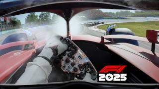 F1 25 on a $50,000 Motion Rig | 25% WILD Spanish GP Race