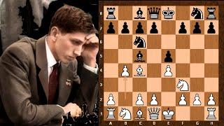 ICONIC Bobby Fischer Evans Gambit Game || Bobby Fischer vs Reuben Fine