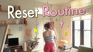 RESET VLOG 🫧️ productive week in a life (new room, errands, cherry red hair, family!)