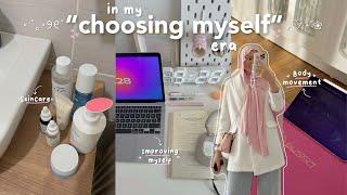 VLOG: Choosing myself era | improving myself, putting myself first, self care and a productive day.