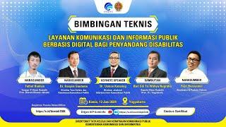 Bimtek Layanan Komunikasi dan Informasi Publik Berbasis Digital Bagi Penyandang Disabilitas (1/2)