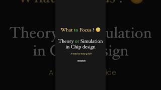 Chip design: Theory vs  simulation? #chipdesign #vlsi