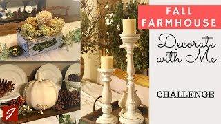 Fall Farmhouse Decorate with Me - Thrifted and Trash to Treasures