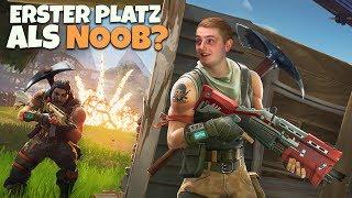 ERSTES MAL BATTLE ROYALE! | Wie weit komme ich als Noob?! | Fortnite Battle Royale Deutsch