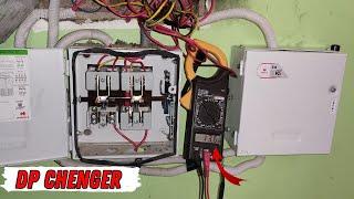 dp changeover full wire connection in hindi at home !! by seekho electric #dpchenger #changeover