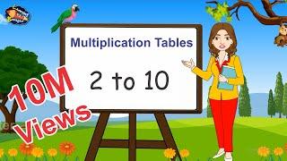 Times Tables | Tables of 2-10 | Multiplication Tables | Pahada | Learning Booster | Maths tables