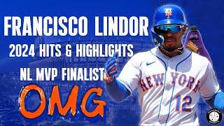 Francisco Lindor 2024 NL MVP Finalist Hits & Highlights