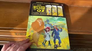 Graphic Novel ("Wizard of Oz") , and "Build Your Own Space Worrier" sticker book!