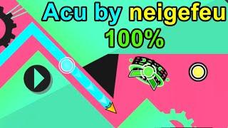 Acu by Neigefeu 100% (2nd Hardest) | Geometry Dash