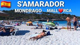 4KS'Amarador beach Cala Mondragó Mallorca July 1st ️31°C | Beach walk | Playas de Mallorca